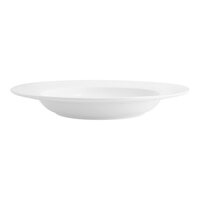 Front of the House Monaco 20 oz. Bright White Wide Rim Round Porcelain Bowl - 6/Case