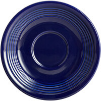 Acopa Capri 6" Deep Sea Cobalt China Saucer - Sample