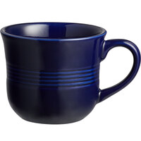 Acopa Capri 8 oz. Deep Sea Cobalt China Cup - Sample