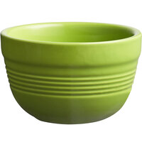 Acopa Capri 8 oz. Bamboo Green Stoneware Bouillon - Sample