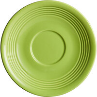 Acopa Capri 6" Bamboo Green China Saucer - Sample