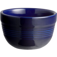 Acopa Capri 8 oz. Deep Sea Cobalt Stoneware Bouillon - Sample