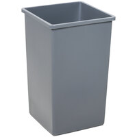 Continental 25GY Swingline 25 Gallon Gray Square Trash Can