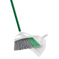 Libman 248 13" Precision Angle Broom with Dust Pan - 4/Pack