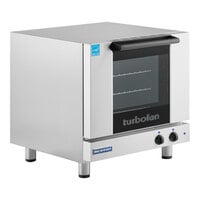 Moffat E23M3-P Turbofan Single Deck Half Size Electric Convection Oven with Mechanical Controls - 208V, 1 Phase, 2.7 kW