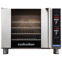 Moffat USE31D4-P Turbofan Single Deck Half Size Electric Convection Oven / Broiler with Digital Controls - 208V, 1 Phase, 2.9 kW