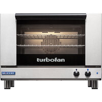 Moffat E27M3-P Turbofan Single Deck Full Size Electric Convection Oven with Mechanical Controls - 208V, 1 Phase, 4.2 kW