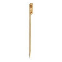 EcoChoice Compostable 6" Bamboo "Well Done" Meat Marker - 1,000/Case