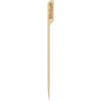 EcoChoice Compostable 6" Bamboo "Medium" Meat Marker - 1,000/Case