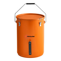 Fryclone 6.5 Gallon Orange Utility Oil Pail