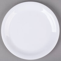 Carlisle 3300602 Sierrus 7 1/4" White Narrow Rim Melamine Salad Plate - 48/Case