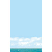 Choice 8 1/2" x 14" Menu Paper Middle Insert - Mediterranean Themed Parthenon Design - 100/Pack