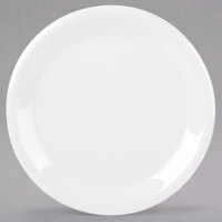 Carlisle 3300402 Sierrus 9" White Narrow Rim Melamine Plate - 24/Case