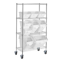 Baker's Lane 18" x 36" Ingredient Bin Shelving Kit with 9 Clip-In Shelf Bins