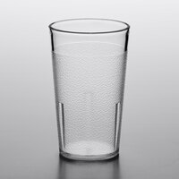 Choice 5 oz. Clear Plastic Pebbled Tumbler - 12/Pack