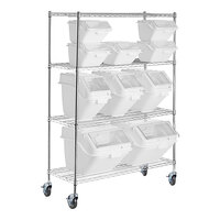 Baker's Lane 18" x 48" Ingredient Bin Shelving Kit with 10 Clip-In Shelf Bins