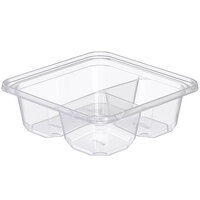 Dart TamperGuard 3-Compartment Tamper-Resistant, Tamper-Evident Container - 75/Pack