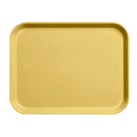 Cambro 1216CL145 12" x 16" Yellow Camlite Tray - 12/Case