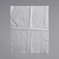 Choice 5" x 10" Clear Polyethylene Layflat Bag with 1.5 Mil Thickness - 1,000/Case
