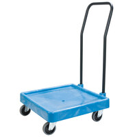 Carlisle C2236H14 Blue Polypropylene Rack Dolly with Handle