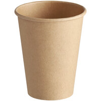 Choice 8 oz. Tall Kraft Poly Paper Hot Cup - 1000/Case