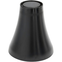 American Metalcraft LFTB67 Lift 7 1/8" Black Melamine Pedestal