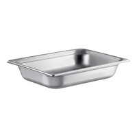 Vollrath 90222 Super Pan 3® 1/2 Size 2 1/2" Deep Anti-Jam Stainless Steel Steam Table / Hotel Pan - 22 Gauge