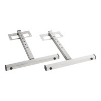 ServIt 423SWLEGS 10-16" Adjustable Stainless Steel T-Legs for Strip Warmers - 2/Set