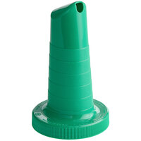 Tablecraft 10286GN PourMaster Complete 1-Piece Green Neck Spout