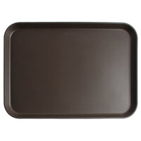 Cambro 1622CT138 Camtread® 16" x 22" Tavern Tan Non-Skid Serving Tray - 12/Case