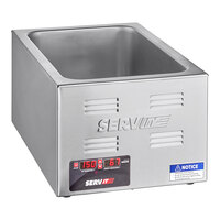 ServIt FW150 12" x 20" Full Size Electric Countertop Food Warmer with Digital Controls - 120V, 1500W