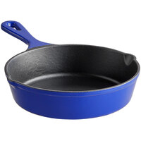 Valor 8" Galaxy Blue Enameled Cast Iron Skillet