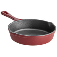 Valor 6" Merlot Enameled Mini Cast Iron Skillet