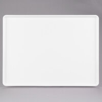 Cambro 1520D148 15" x 20" White Fiberglass Dietary Tray - 12/Case