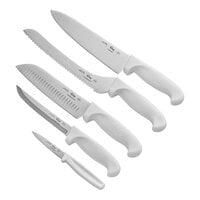 Choice Essential 5-Piece Knife Set with White Handles