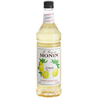 Monin Premium Lemon Flavoring / Fruit Syrup 1 Liter