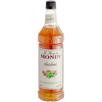 Monin Zero Calorie Natural Hazelnut Flavoring Syrup 1 Liter