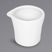 Bauscher by BauscherHepp 444605 Solutions 1.69 oz. Bright White Porcelain Creamer - 36/Case