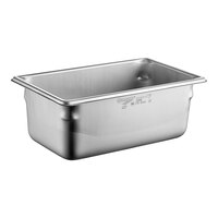 Vollrath 30442 Super Pan V® 1/4 Size 4" Deep Anti-Jam Stainless Steel Steam Table / Hotel Pan - 22 Gauge