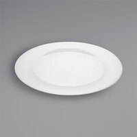 Bauscher by BauscherHepp 430032 Avantgarde 12 5/8" Bright White Round Wide Rim Porcelain Plate - 12/Case