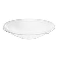 Visions 24 oz. Clear PET Plastic Round Wide Catering / Serving Bowl - 50/Case