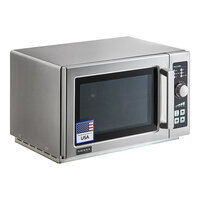 Amana RCS10DSE Medium Volume Stainless Steel Commercial Microwave - 120V, 1000W