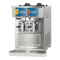 Spaceman 6455-CL 17 Qt. Double Countertop Slushy / Granita Frozen Drink Machine - 115V