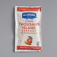 Hellmann's 1.5 oz. Thousand Island Dressing Packet - 102/Case