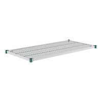 Regency+ 24" x 48" Green Epoxy Shelf with Polymer Drop Mat