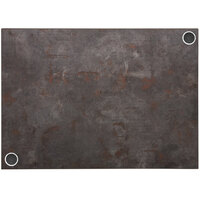 BFM Seating Relic Rectangular Rustic Copper 1" Thick Melamine Table Top with 2 Wireless Chargers