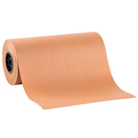 Lavex 15" x 700' 40 lb. Pink / Peach Void Fill Packing Paper Roll