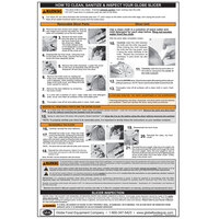 Globe GCHART Slicer Wall Chart for Globe G-Series Slicers