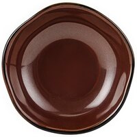 Tuxton GAR-060 TuxTrendz Artisan Red Rock 5.5 oz. China Fruit Dish - 24/Case