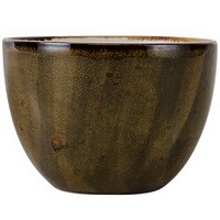 Tuxton GGW-040 TuxTrendz Artisan Geode Walnut 12.5 oz. China Bouillon Cup - 24/Case